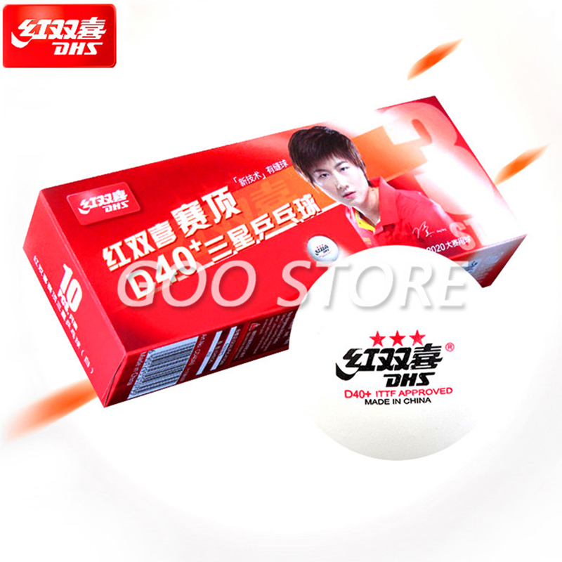 Table Tennis Olympics - DHS 3-star D40 + pelotas de