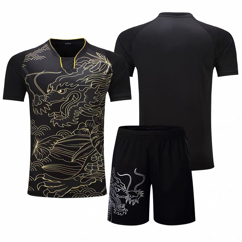 Table Tennis Zhang Jike - Camisetas de tenis de mesa Dragon