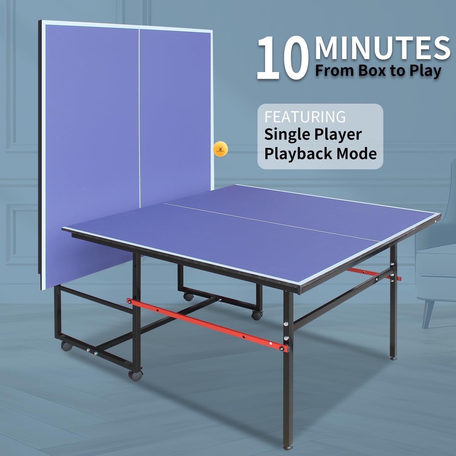 Mesa de ping pong portátil de  - Table Tennis Olympics reseña y precio