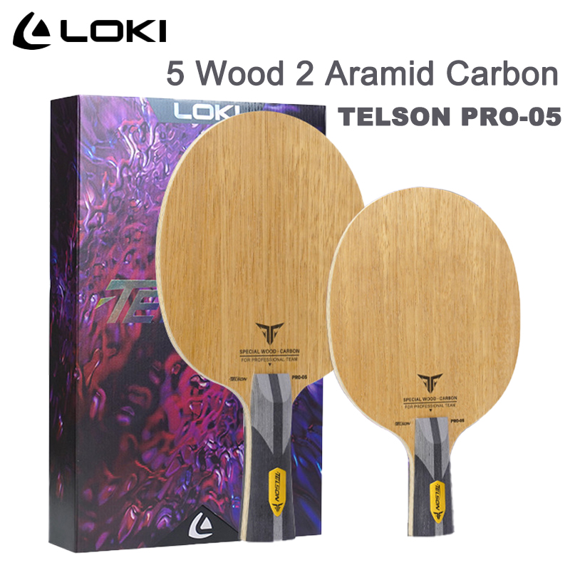 LOKI TELSON PRO-05 Pala de Ten - Table Tennis Racket reseña y precio
