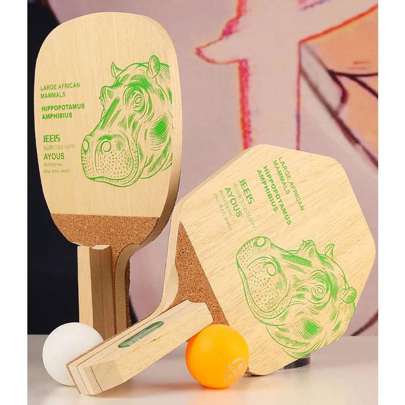 JEELS Green Hippo - Pala de Te - Table Tennis In Japanese reseña y precio