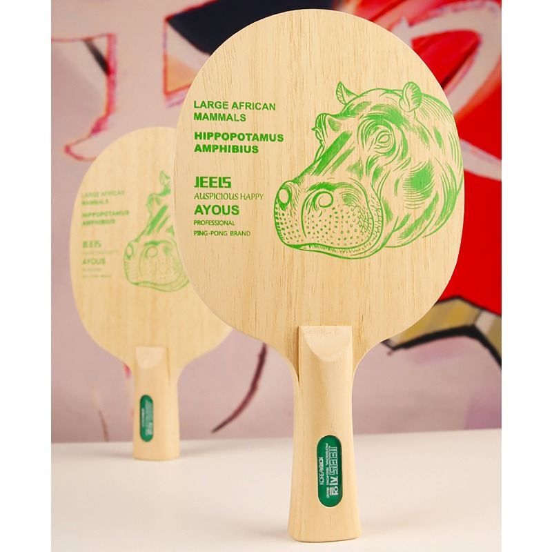 JEELS Green Hippo - Pala de Te - Table Tennis In Japanese reseña y precio