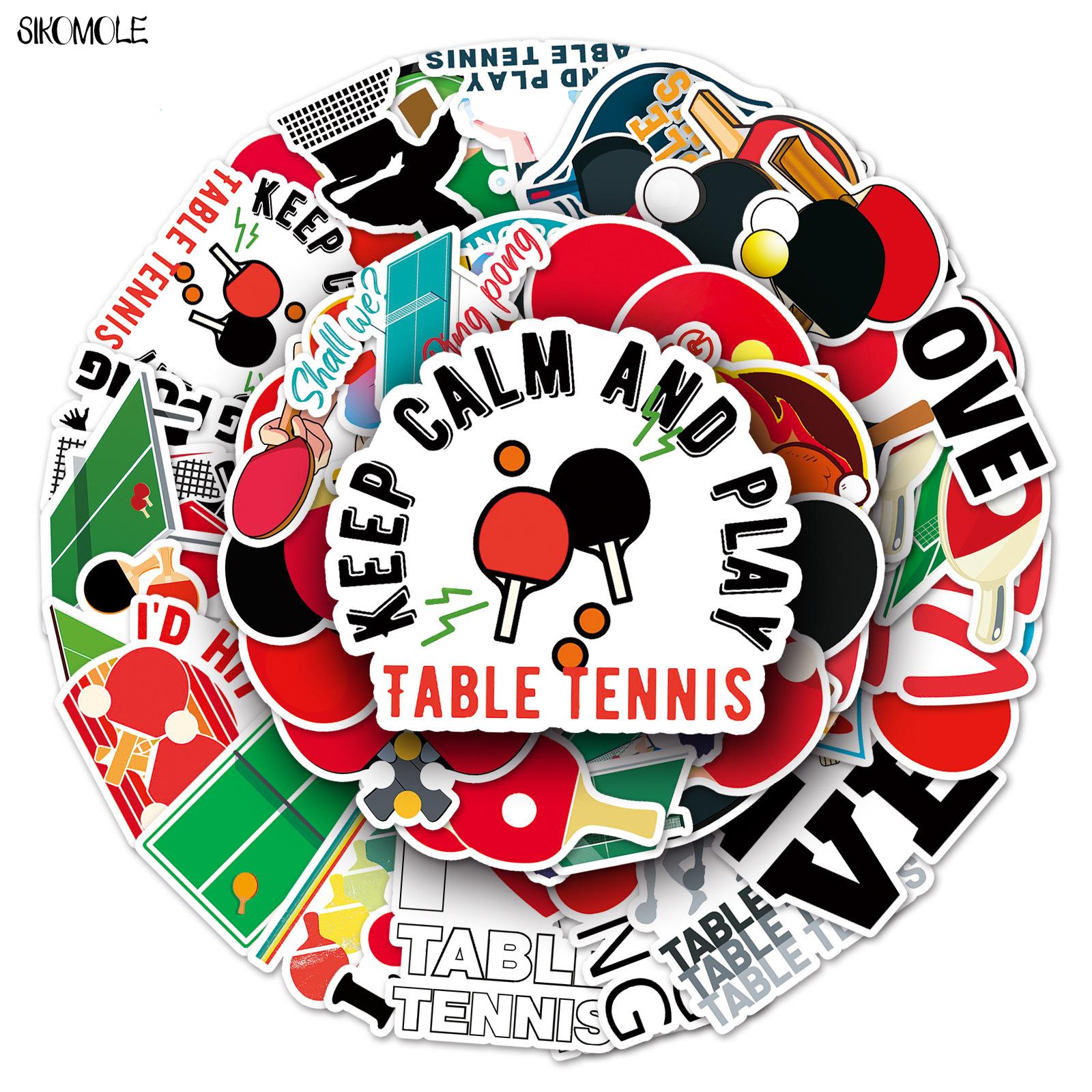 Pegatinas de pelota de Ping-po - Table Tennis Olympics reseña y precio