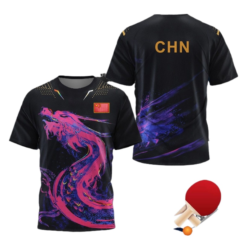 Camiseta gráfica de tenis de m - Table Tennis Zhang Jike reseña y precio